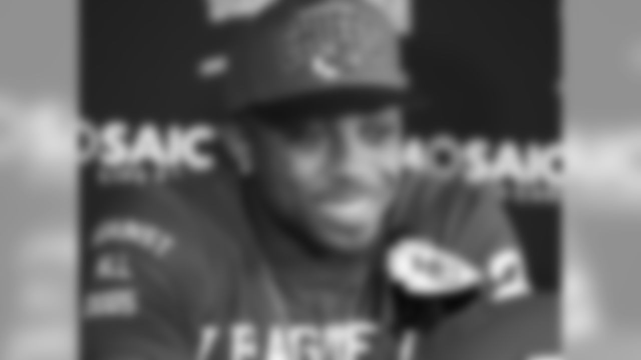 Eric Berry holds a press conference in St. Joseph, MO, to announce his return