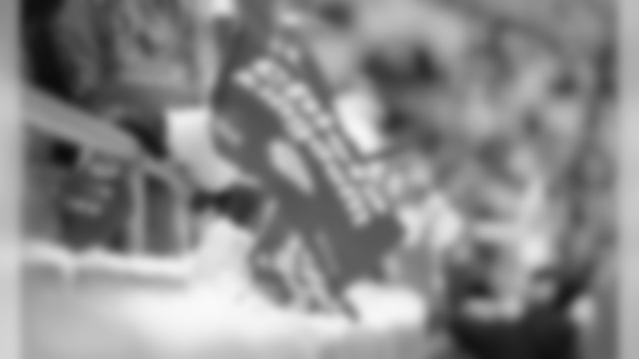 Chiefs Kingdom play off flag prior to the game between The Kansas City Chiefs and The Houston Texans in the Divisional Playoff game at Arrowhead Stadium on January 12, 2019.