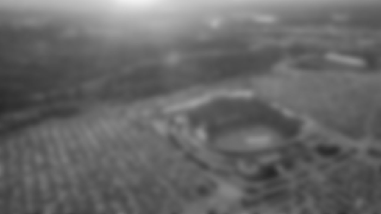 Aerial view of Arrowhead Stadium on November 7, 2021