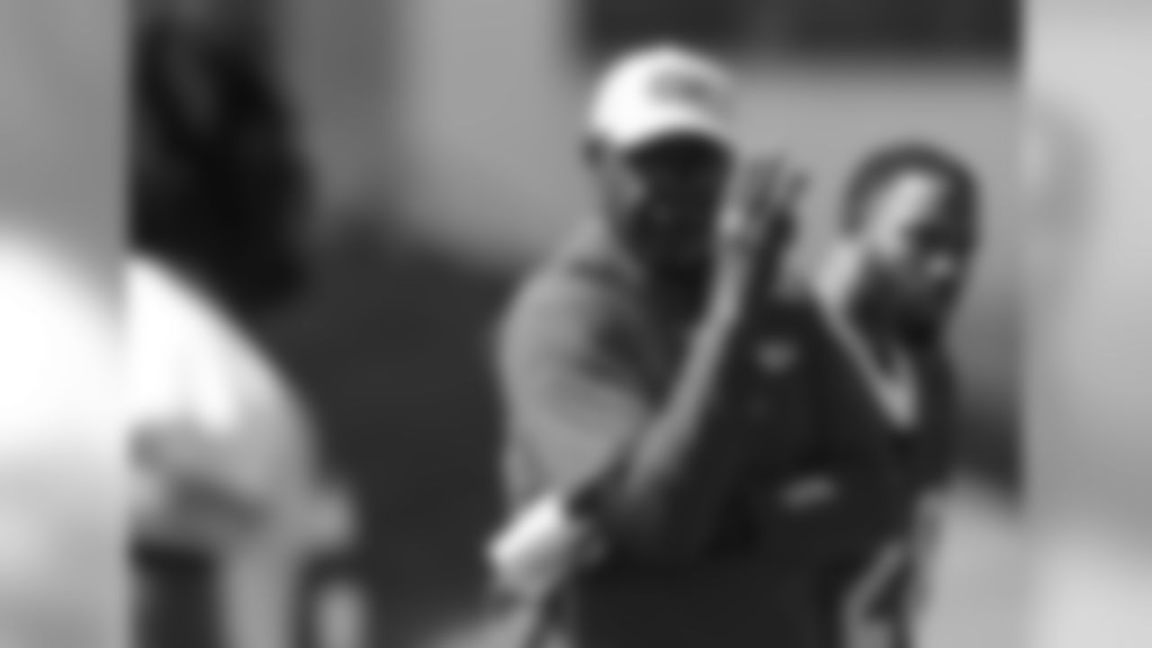 Emmitt Thomas during practice on September 12, 2018.