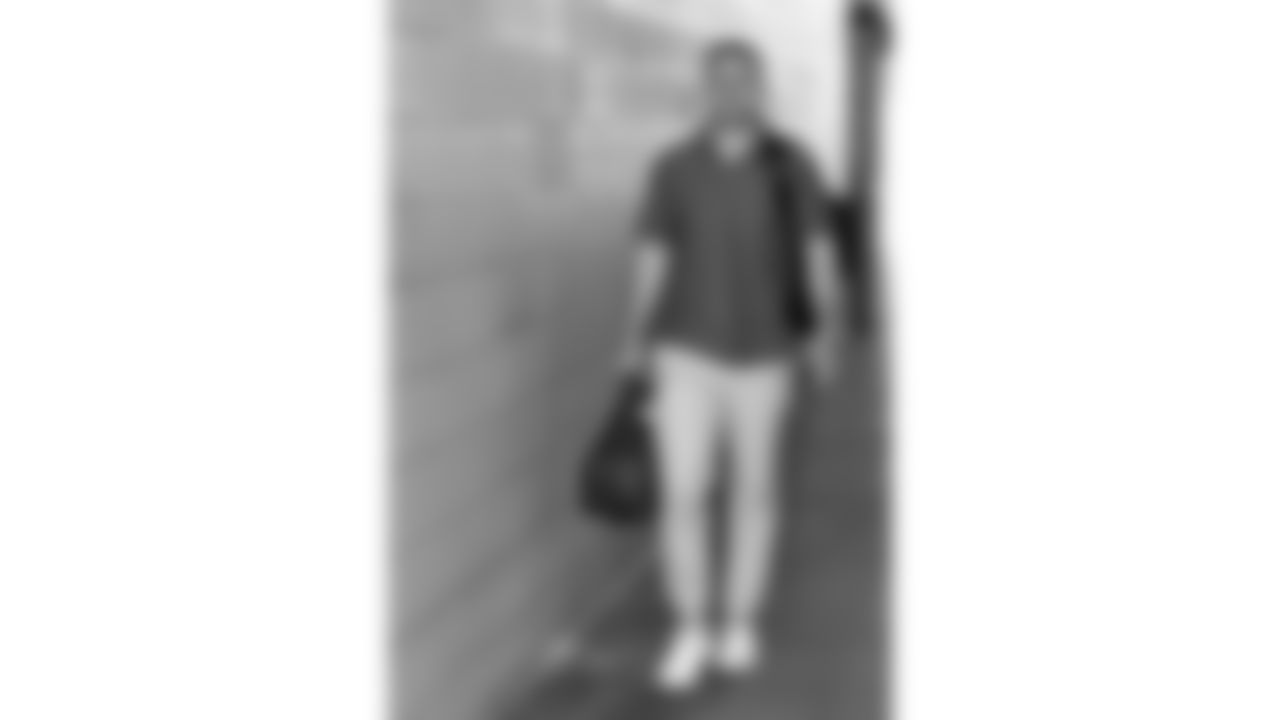Kansas City Chiefs quarterback Shane Buechele (12) arriving at Caesars Superdome prior to the Chiefs preseason Week 1 matchup against the New Orleans Saints on Sunday, August 13, 2023.