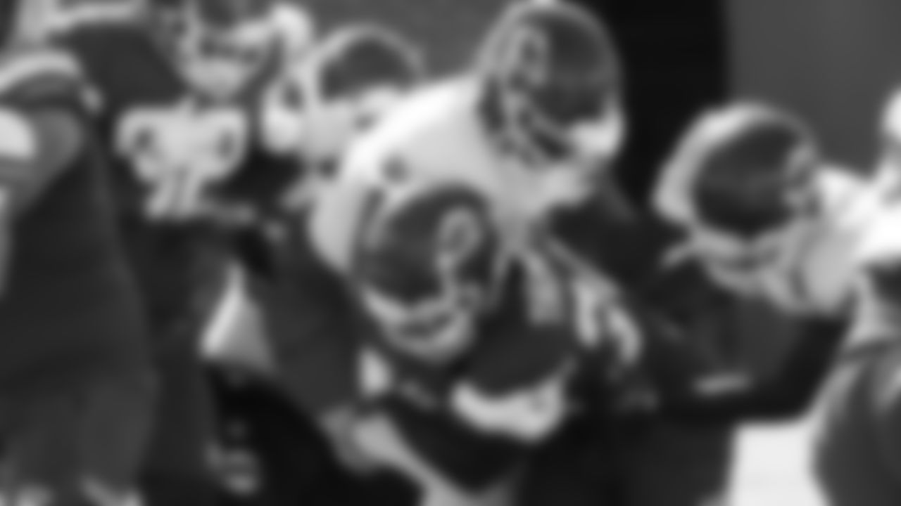 Kansas City Chiefs Linebacker Demone Harris (52) during Week 6 preparation for the Buffalo Bills.