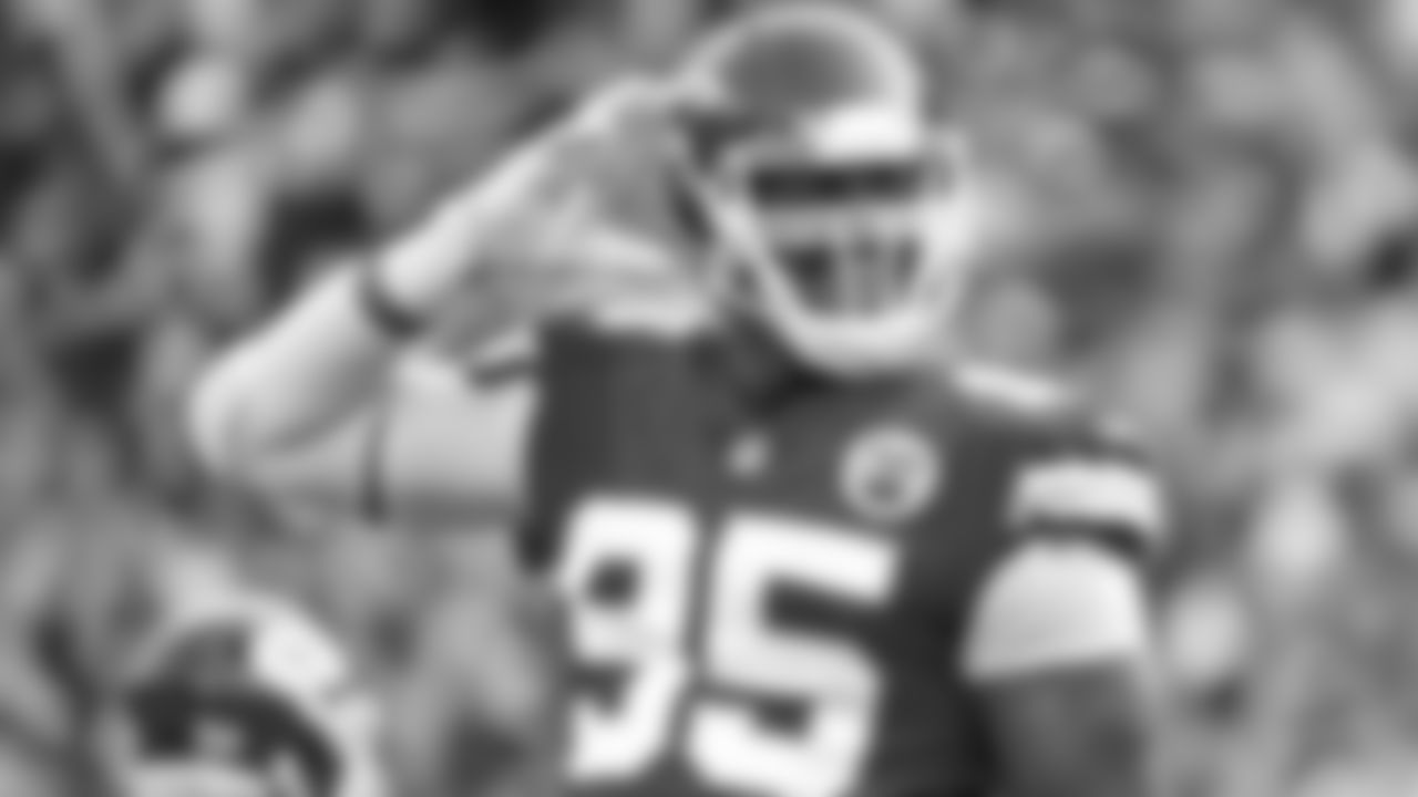 Kansas City Chiefs defensive end Chris Jones (95) during an NFL football game against the Cleveland Browns, Sunday, September 12, 2021 in Kansas City.