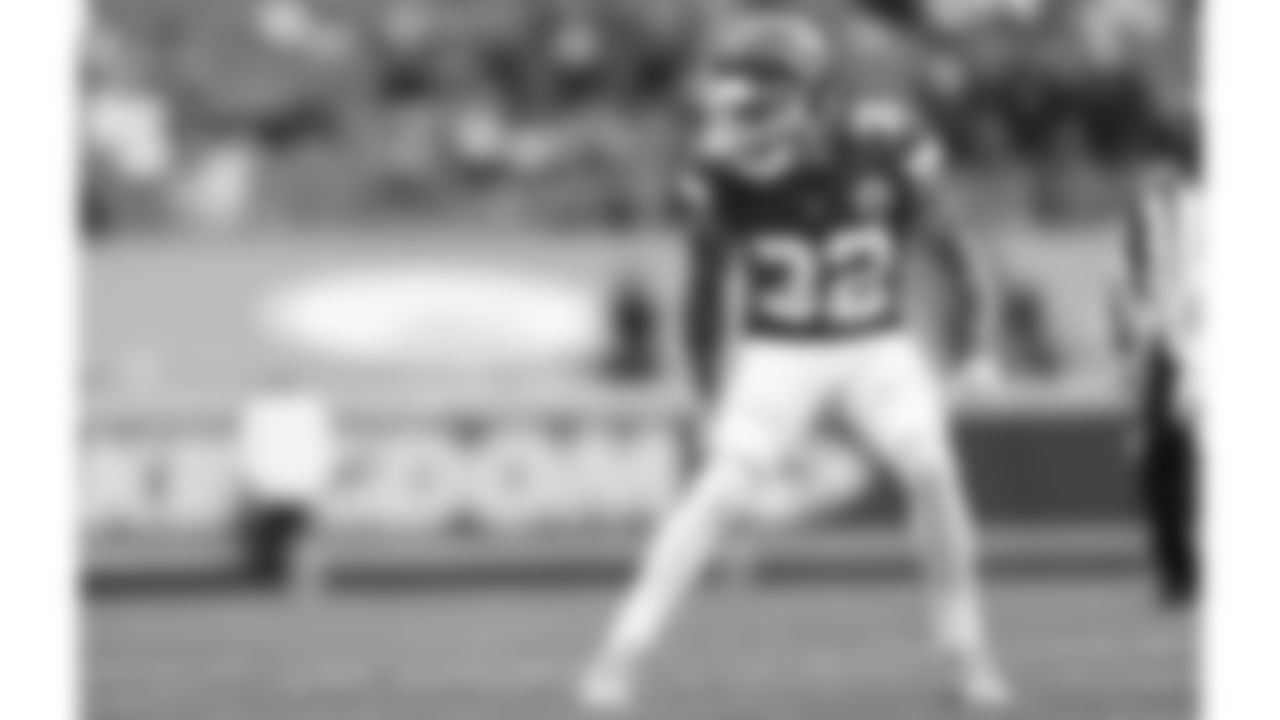 Kansas City Chiefs Safety Tyrann Mathieu (32) on the field during an NFL Football game against the Atlanta Falcons, Sunday December 27, 2020 in Kansas City.