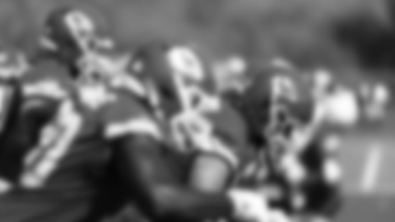 The Kansas City Chiefs during practice at The University of Kansas Health System Training complex.