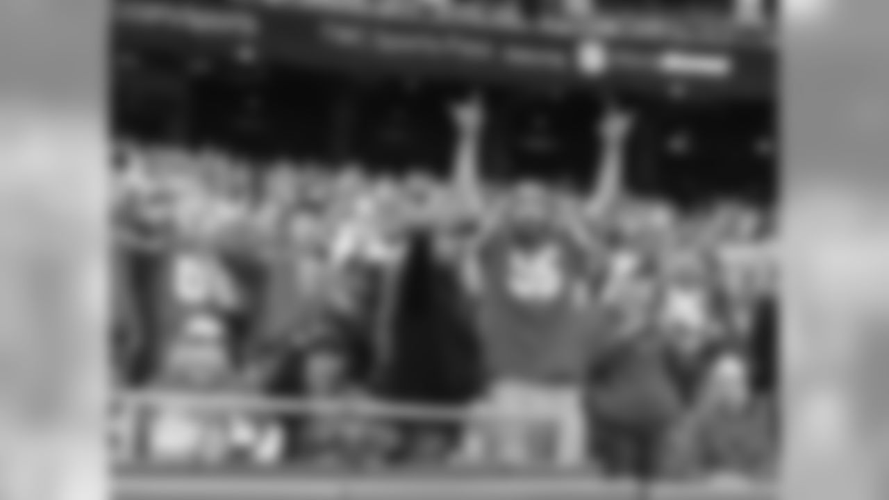 Kansas City Chiefs fans during the Chiefs vs Raiders game on December 14, 2014