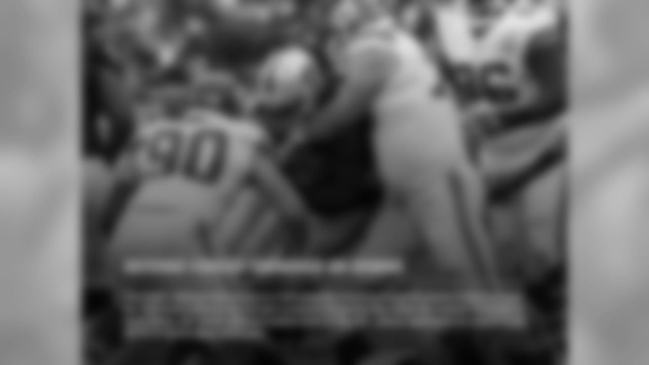 DEFENSE FORCES TURNOVER ON DOWNS: The Chiefs defense held strong on a 4th-and-2 to force a turnover on downs in the first quarter. The Chiefs defense has forced a turnover on downs nine times this season. Entering today's game, the Chiefs defense ranked sixth in the NFL, allows opponents to convert only 35.7% of fourth-down attempts.