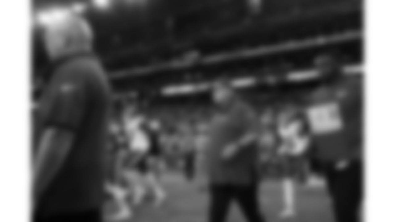 Kansas City Chiefs Head Coach Andy Reid during pregame warmups before the Chiefs preseason Week 2 matchup against the Arizona Cardinals on Saturday, August 19, 2023.