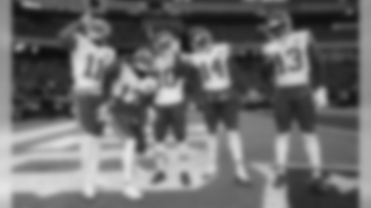 The Legion of Zoom prior to the game between the Kansas City Chiefs and the New England Patriots on December 8, 2019.