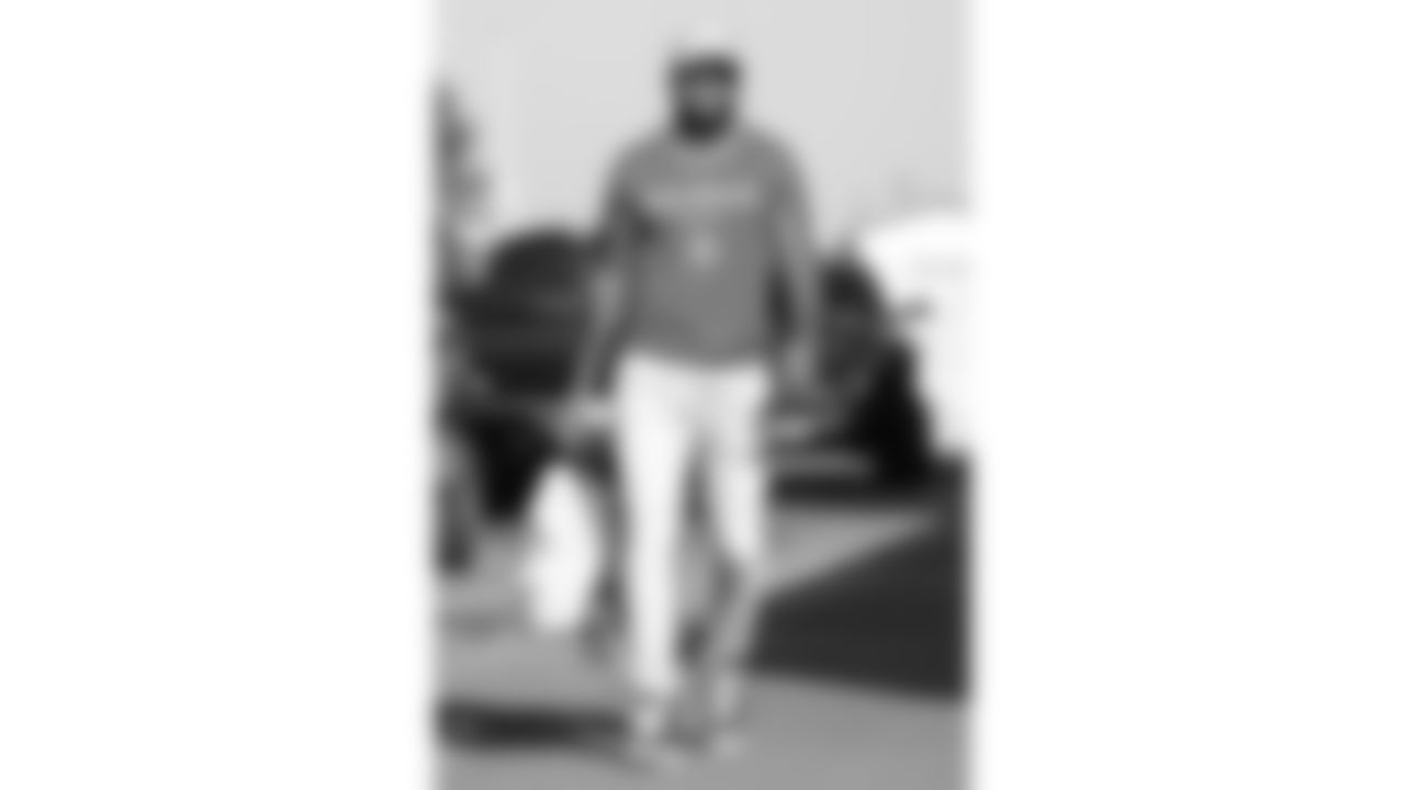 Kansas City Chiefs defensive back Juan Thornhill (22) arrives at the stadium prior to an NFL football game against the Los Angeles Chargers, Sunday, September 26, 2021 in Kansas City.