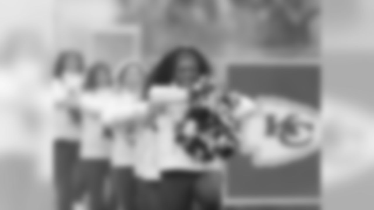 Kansas City Chiefs Cheerleaders during the Chiefs victory vs the Seahawks