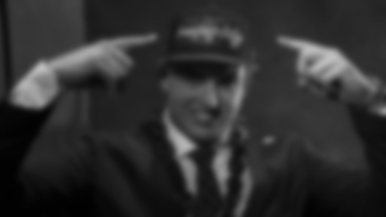 George Karlaftis during the 2022 NFL Draft on Thursday, April 28, 2022, in Las Vegas.