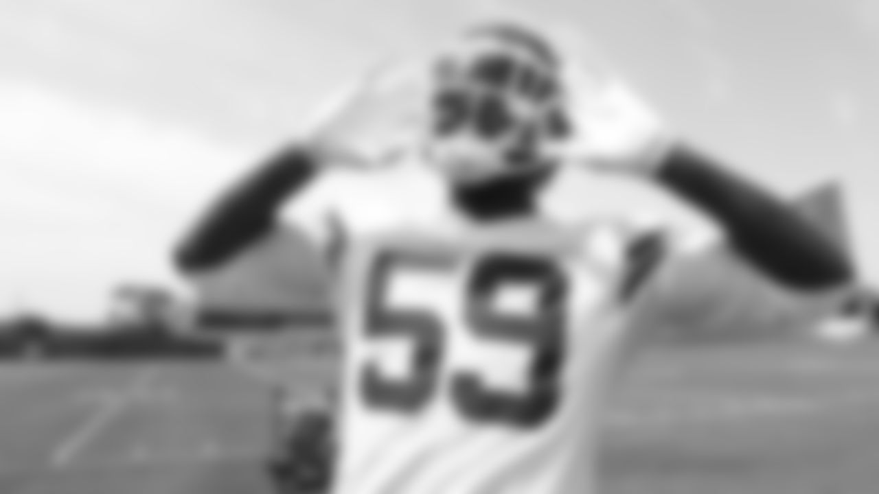 Kansas City Chiefs defensive end Joshua Kaindoh (59) at day 1 of minicamp on Tuesday, June 13, 2023 in Kansas City, MO.