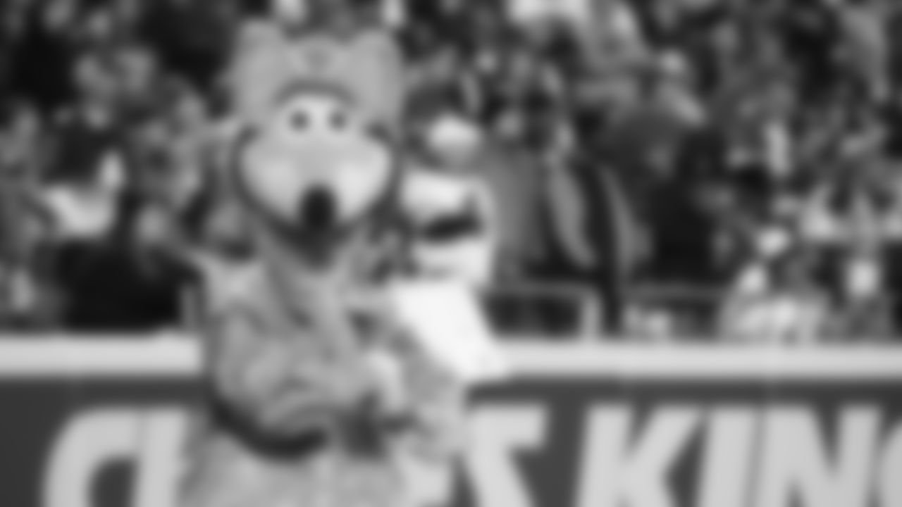 KC Wolf during an NFL football game against the Dallas Cowboys, Sunday, November 21, 2021 in Kansas City.