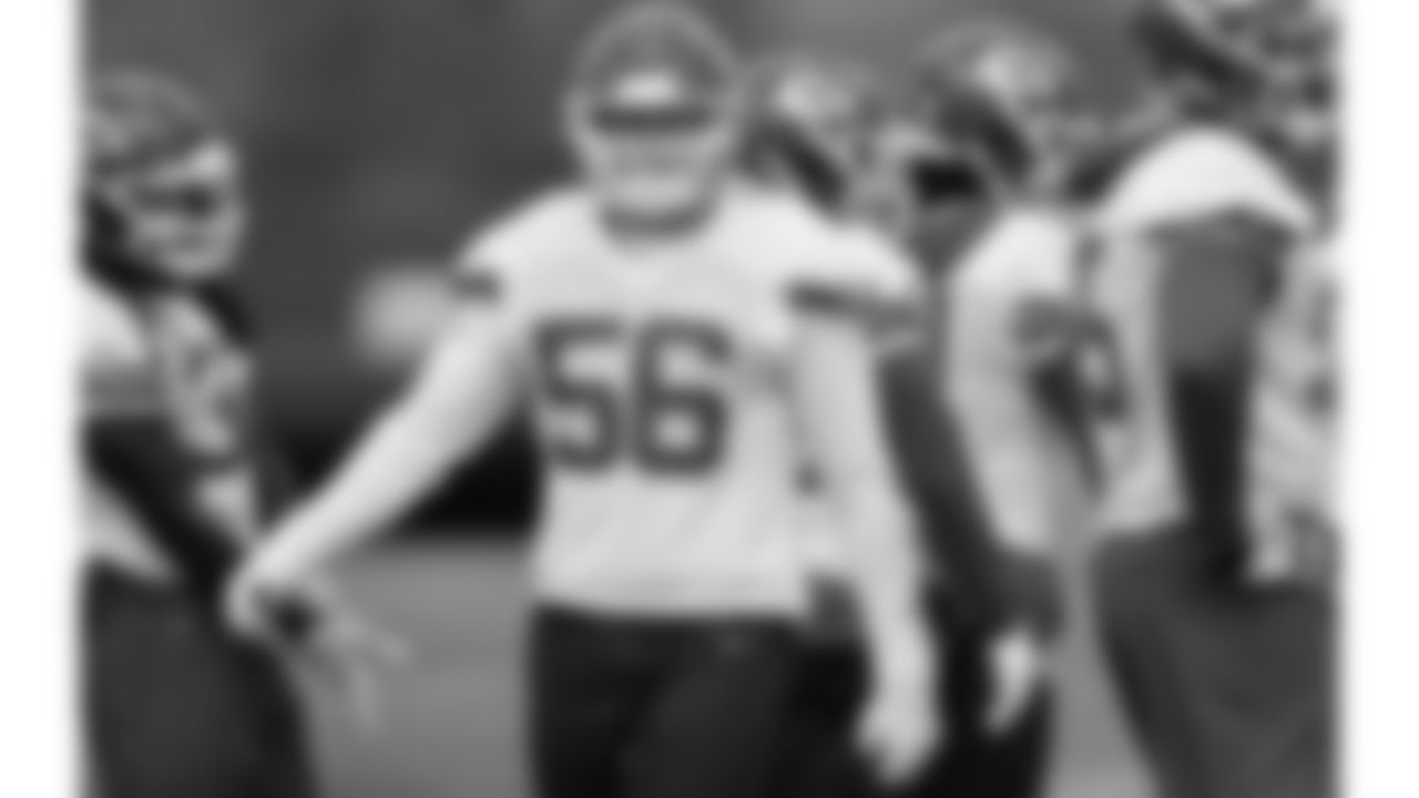 Kansas City Chiefs defensive end George Karlaftis (56) during practice on Thursday, November 17, 2022.
