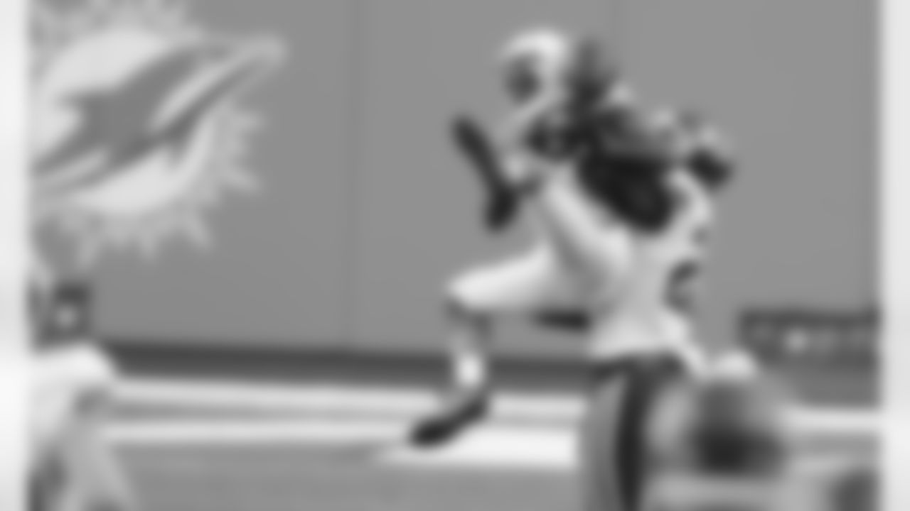 Kansas City Chiefs Cornerback Rashad Fenton (27) breaks up a pass during to an NFL Football game against the Miami Dolphins, Sunday December 13, 2020 in Miami Gardens.