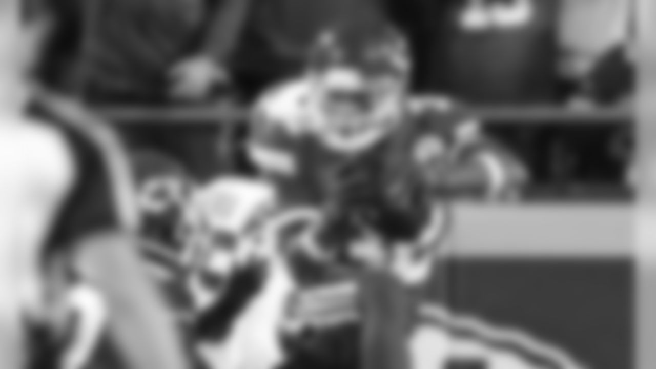 Kansas City Chiefs safety Tyrann Mathieu (32) during the Sunday Night Football game between the Kansas City Chiefs and the Indianapolis Colts at Arrowhead Stadium on October 6, 2019.