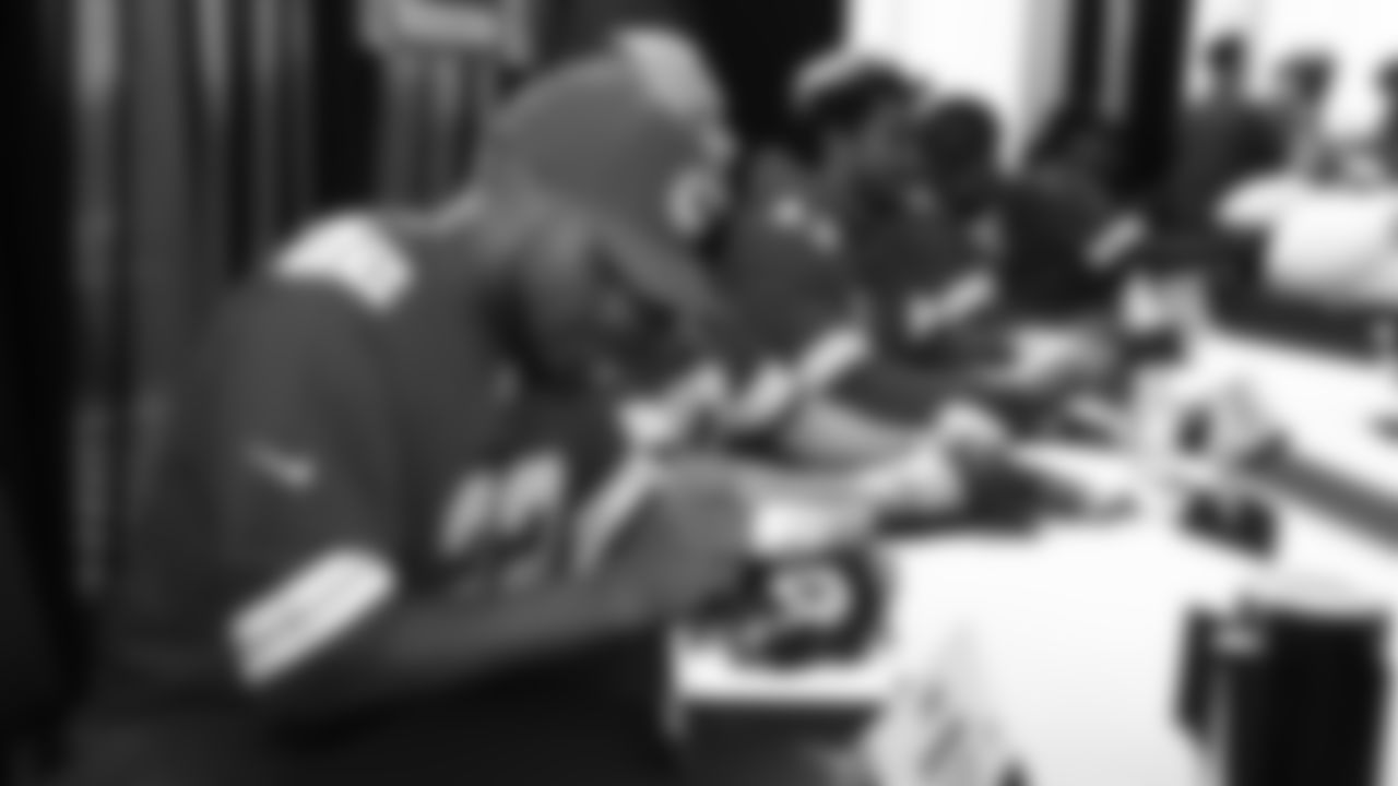 First year Season Ticket Members are given a unique opportunity to hang out with the Chiefs rookie class.