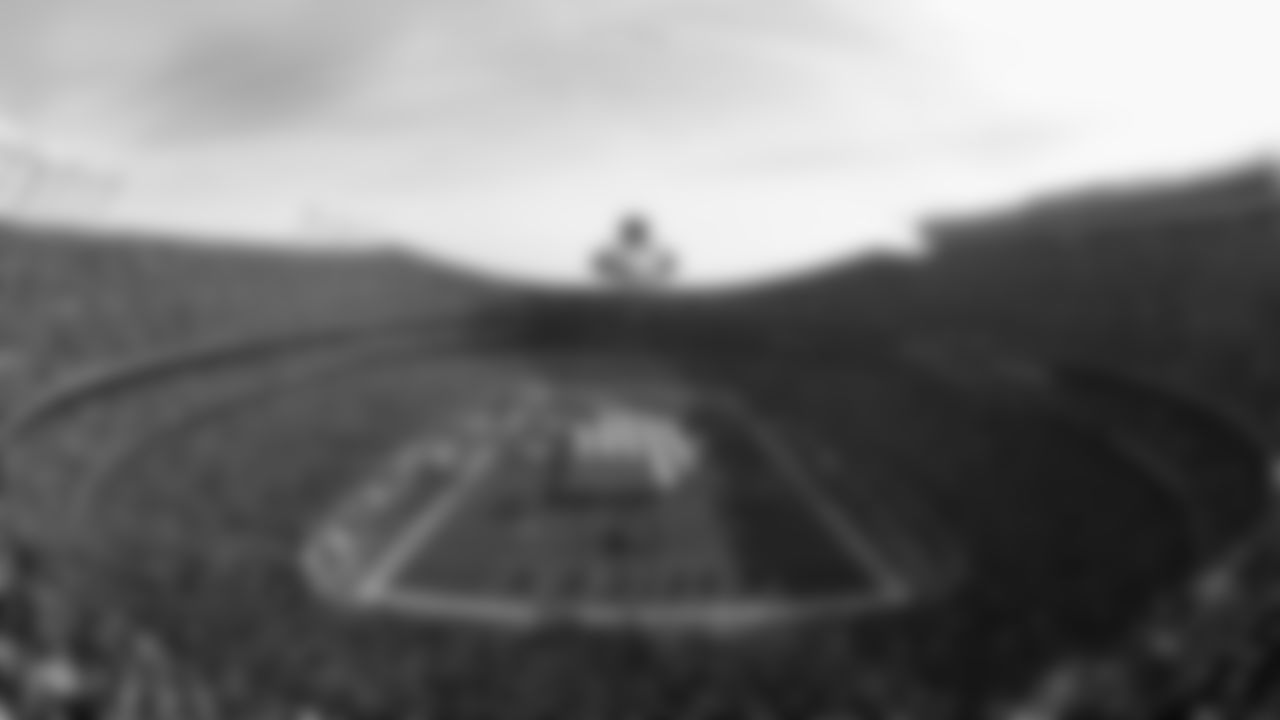 A flyover at the end of the National Anthem prior to the AFC Championship football game against the Cincinnati Bengals, Sunday, January 30, 2022.