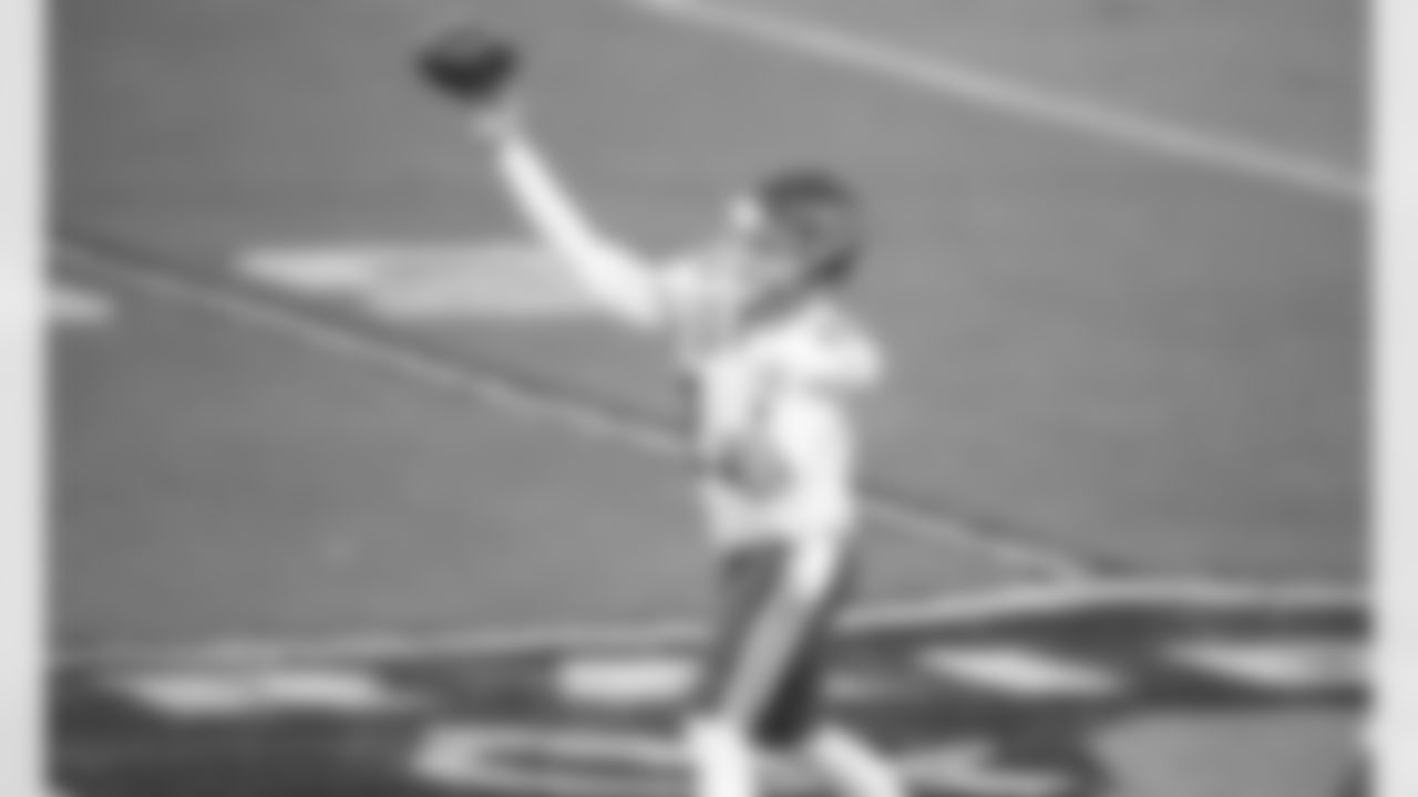 Kansas City Chiefs quarterback Patrick Mahomes (15) during an NFL football game against the Las Vegas Raiders at Allegiant Stadium on November 22, 2020
