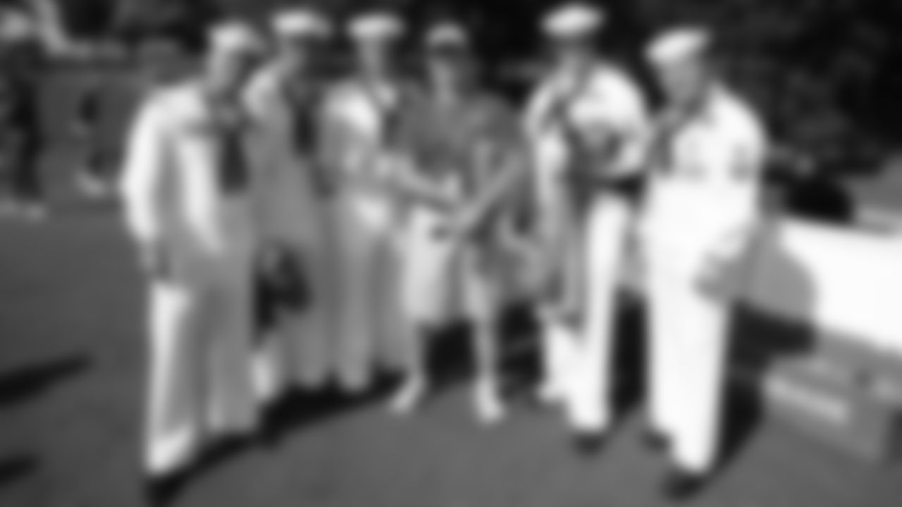 Members of the United States Military attend practice during training camp at Missouri Western State University.