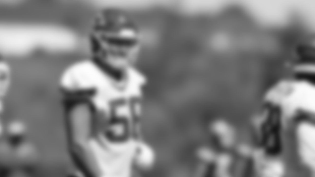 Kansas City Chiefs defensive end George Karlaftis (56) during practice on Tuesday August 30, 2022.