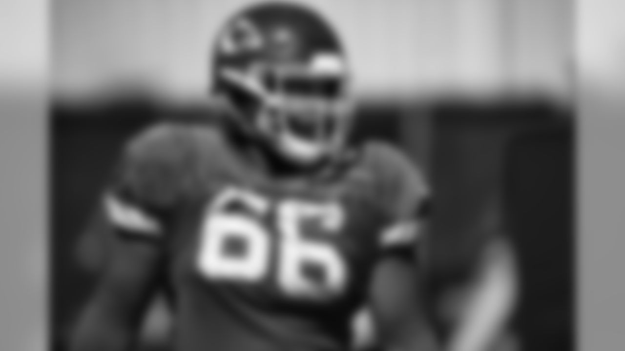Kansas City Chiefs offensive guard Kahlil McKenzie (66) during practice on 9/27/18