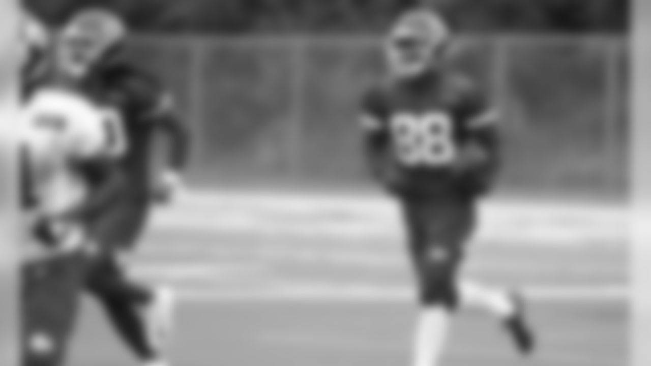 Kansas City Chiefs Wide Receiver Jalen Tolliver (88) during a 2019 practice at The University of Kansas Health System Training Complex in Kansas City, MO.