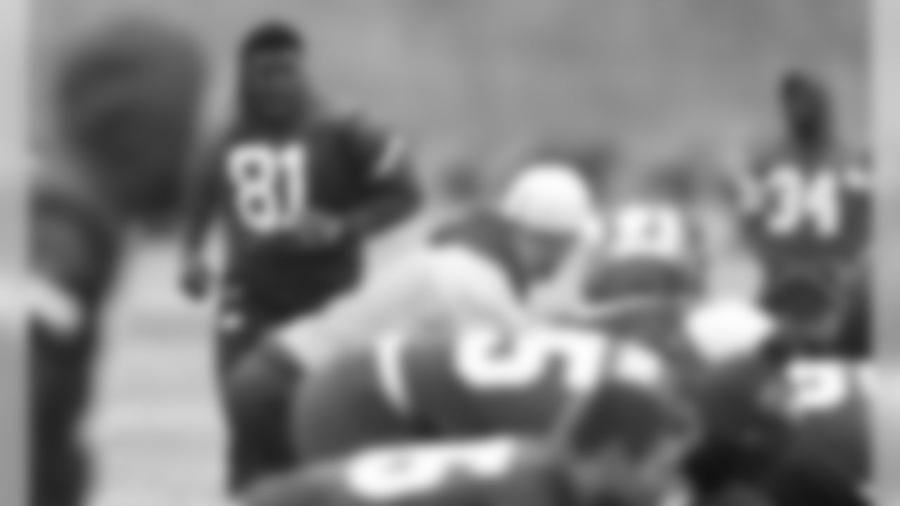 The Kansas City Chiefs practice in preparation for Sunday's AFC Championship game against the Tennessee Titans.