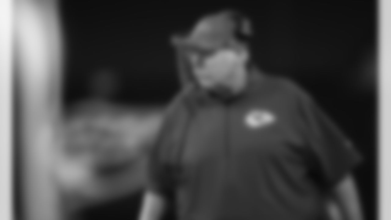 Kansas City Chiefs head coach Andy Reid during an NFL football game against the Las Vegas Raiders at Allegiant Stadium on November 22, 2020