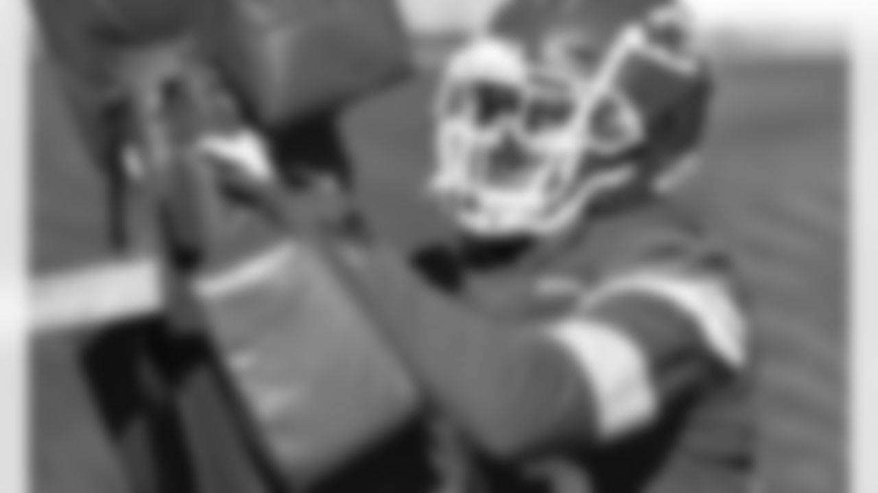 Kansas City Chiefs Tight End Ricky Seals-Jones (83) at practice in preparation for this weeks AFC Championship game vs the Buffalo Bills.
