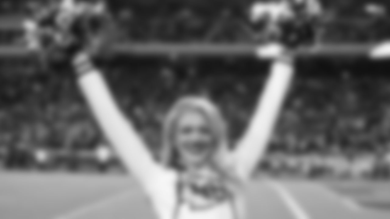 Kansas City Chiefs Cheerleaders during an NFL football game against the New York Giants, Monday, November 1, 2021 in Kansas City.