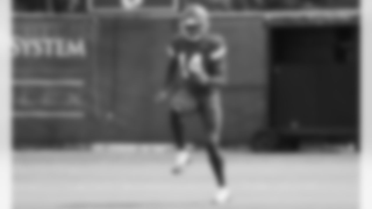 Kansas City Chiefs wide receiver Sammy Watkins (14) during practice at the University of Kansas Health System Training Complex