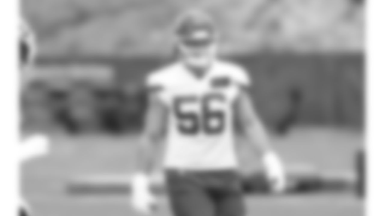 Kansas City Chiefs defensive end George Karlaftis (56) during practice Thursday May 26th, 2022.