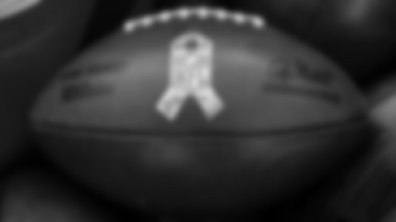 An NFL Football on the sideline prior to an NFL Football game against the Los Angeles Rams, Sunday Nov 27, 2022 in Kansas City MO.
