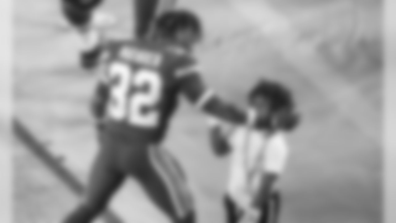 Kansas City Chiefs safety Tyrann Mathieu (32) prior to the Sunday Night Football game between the Kansas City Chiefs and the Indianapolis Colts at Arrowhead Stadium on October 6, 2019.