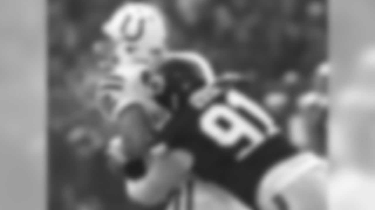 Chiefs LB Tamba Hali sacks QB Andrew Luck during the Chiefs 13-20 loss on December 23, 2012.