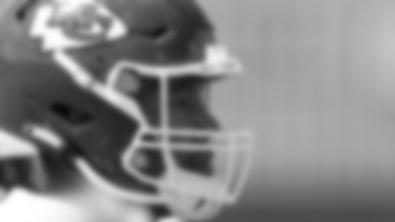 Kansas City Chiefs defensive end Matt Dickerson (96) during practice at The University of Kansas Health System Training Complex.
