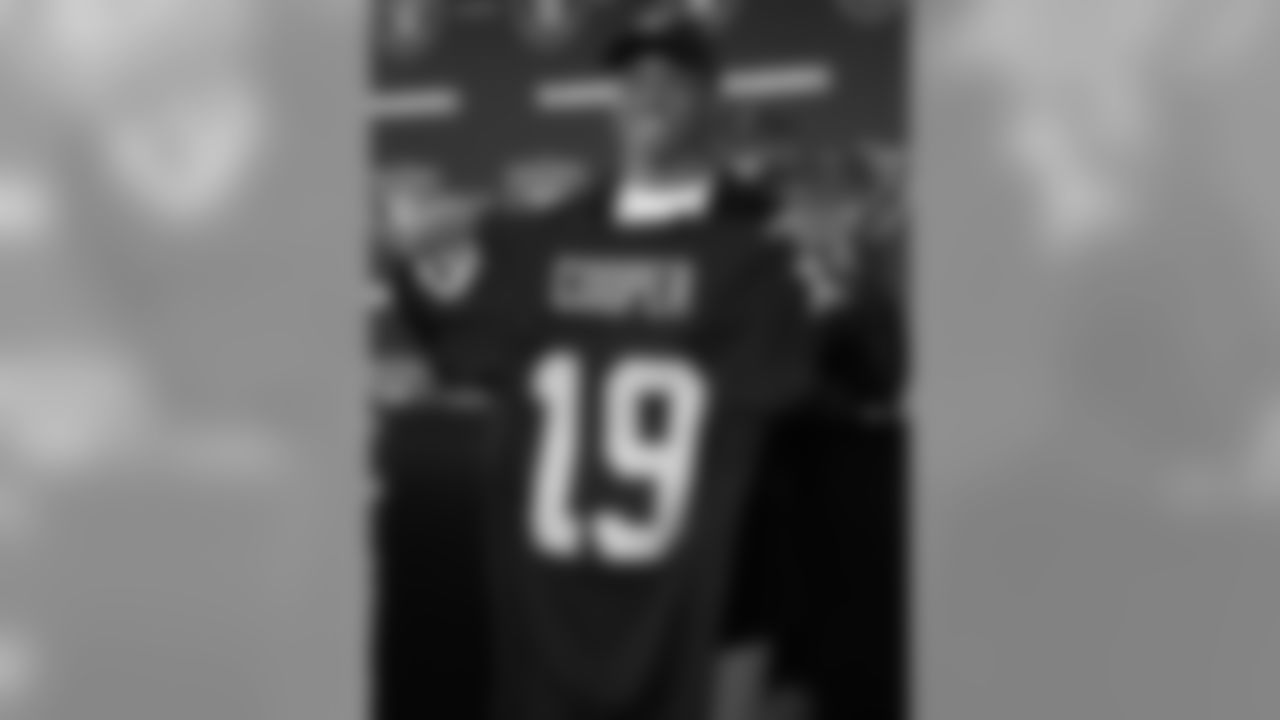Wide receiver Amari Cooper, the first round draft pick of the Oakland Raiders