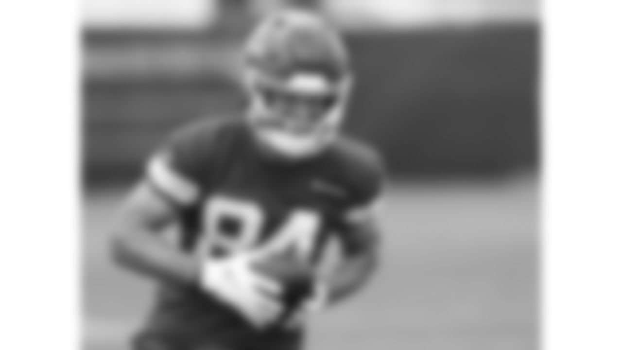 Kansas City Chiefs wide receiver Justin Watson (84) during practice Thursday May 26th, 2022.