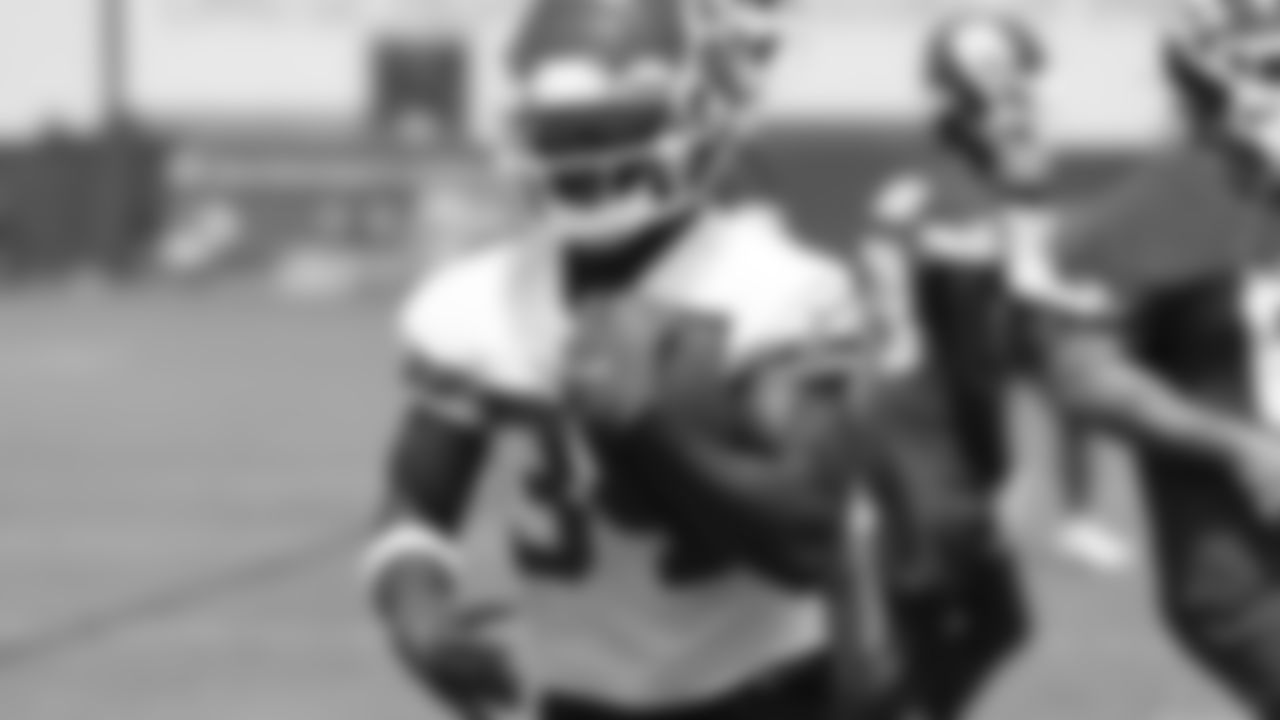 Kansas City Chiefs defensive back Brandin Dandridge (34) during day two at Kansas City Chiefs mini camp practice.