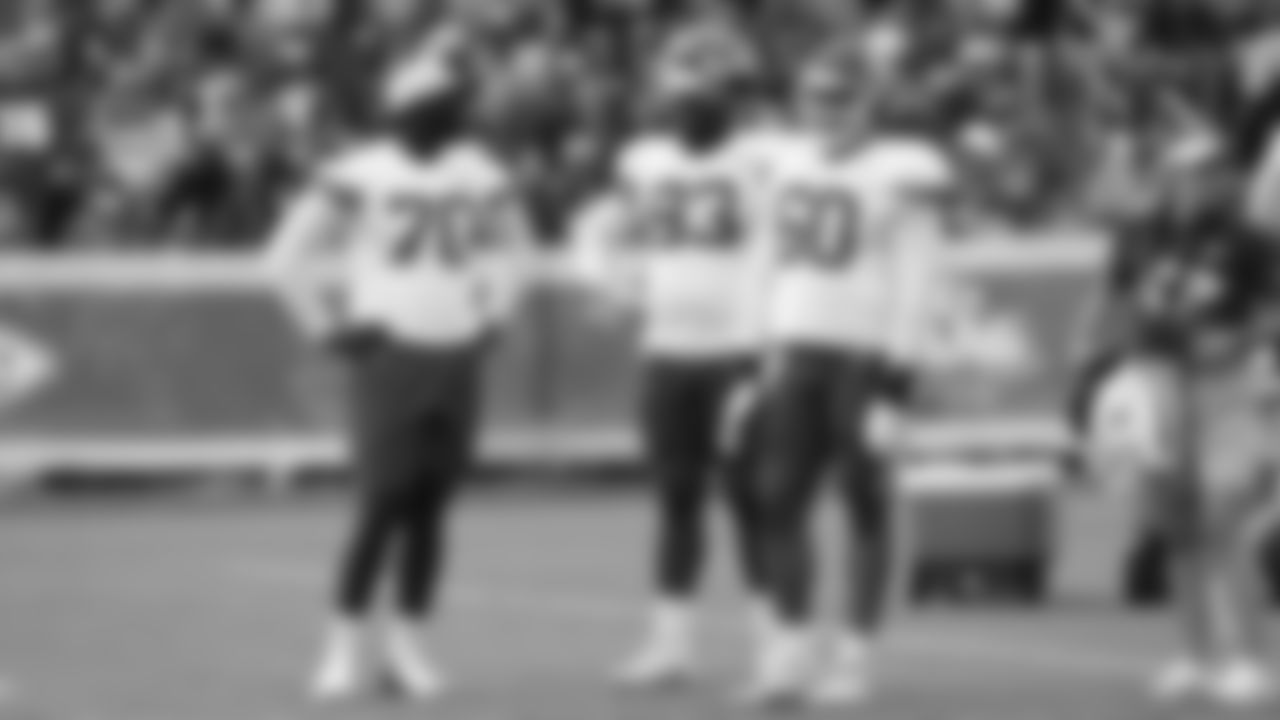 Kansas City Chiefs during training camp practice at Missouri Western State University.