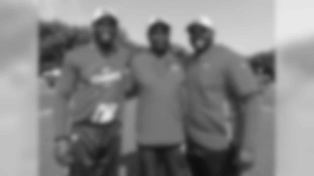 Al Harris, Emmitt Thomas, and Terry Bradden during practice 8/13/18 at Chiefs Training Camp at Missouri Western State University in St Joseph, Missouri