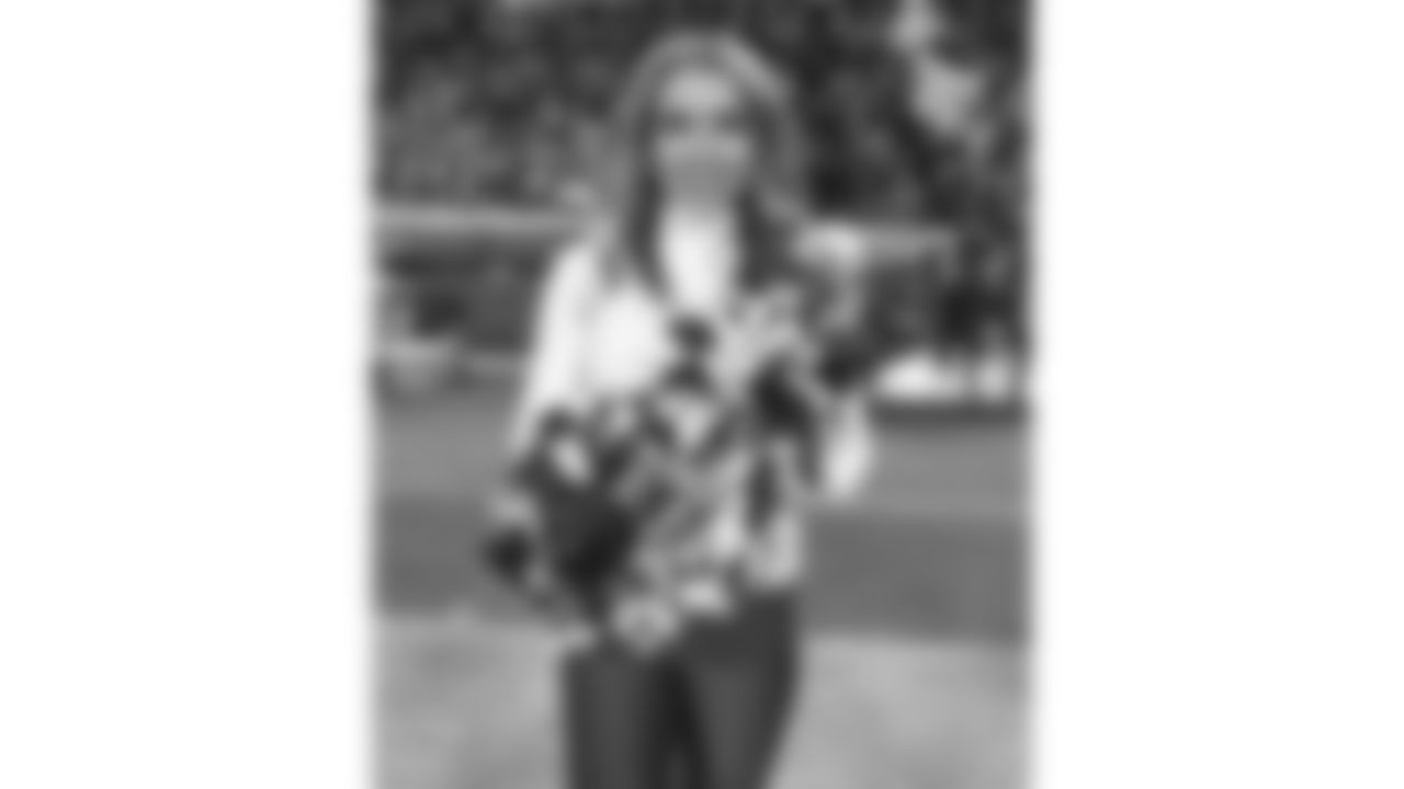 Kansas City Chiefs Cheerleaders during an NFL football game against the New York Giants, Monday, November 1, 2021 in Kansas City.
