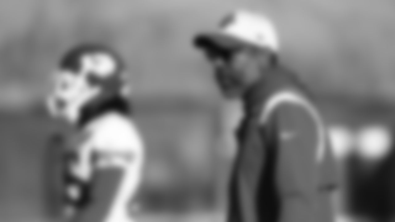 Kansas City Chiefs Cornerbacks Coach Sam Madison at practice in preparation for week thirteen against the Denver Broncos.