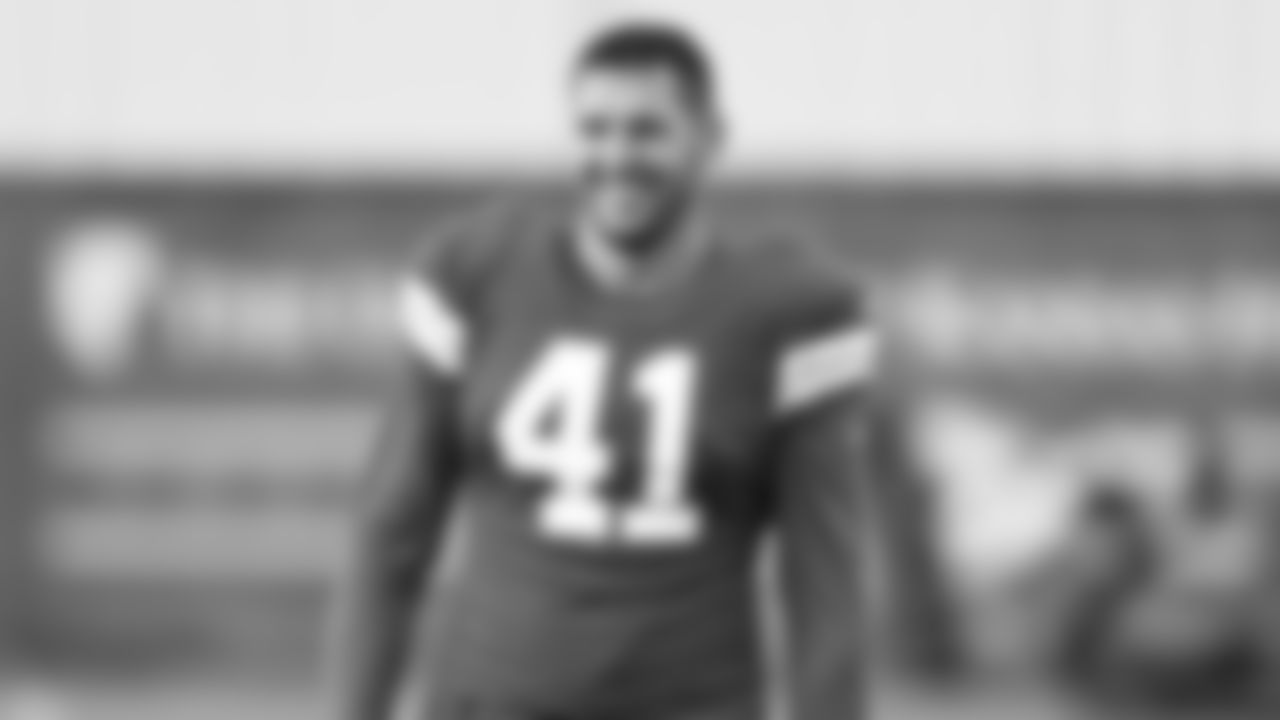 Kansas City Chiefs long snapper James Winchester (41) during in-season practice on Thursday, October 26, 2023 in Kansas City, MO.