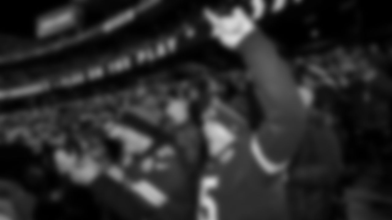 Kansas City Chiefs fans celebrate in the crowd during the divisional playoff football game against the Buffalo Bills, Sunday, January 23, 2022 in Kansas City.