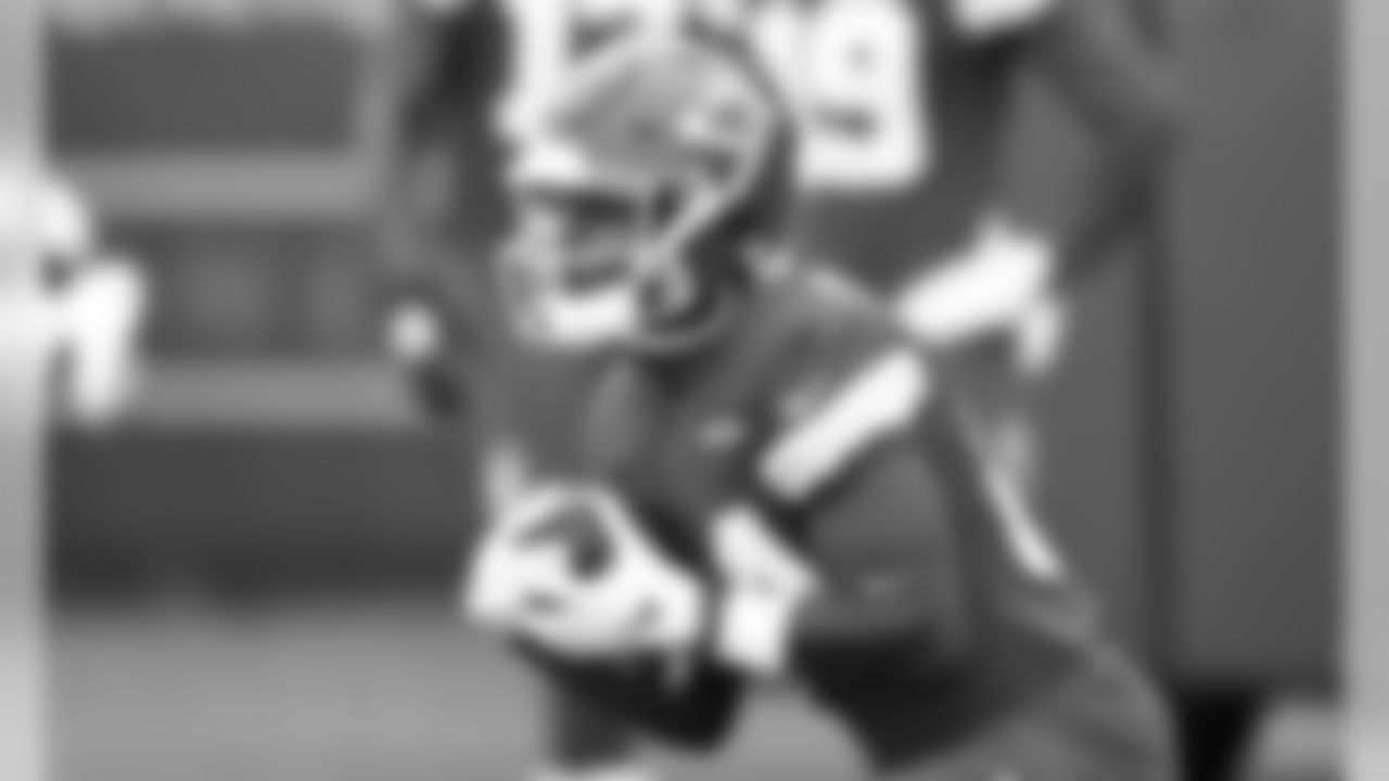 Kansas City Chiefs Wide Receiver Justice Shelton-Mosley (84)) during practice on Saturday at The University Of Kansas Training Facility on August 11, 2020.