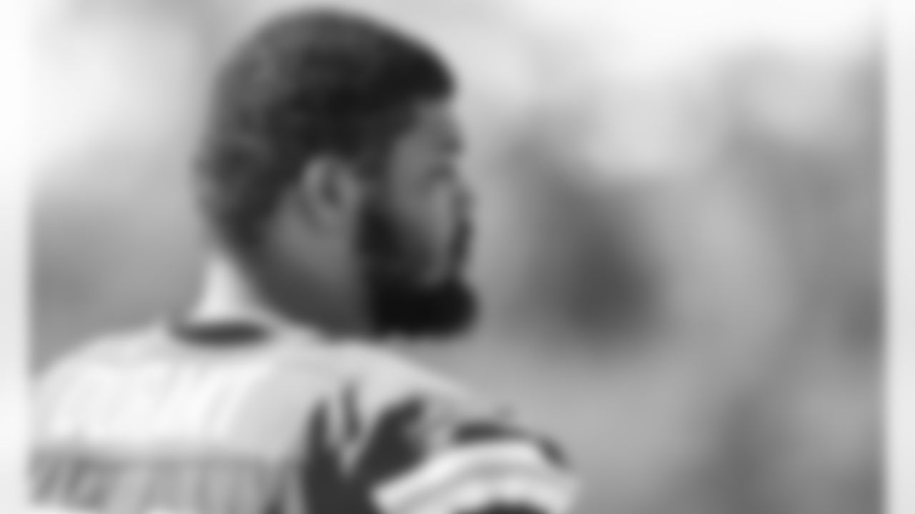 Kansas City Chiefs offensive lineman Yasir Durant (79) during training camp practice at The University of Kansas Health System Training Complex on August 17, 2020.