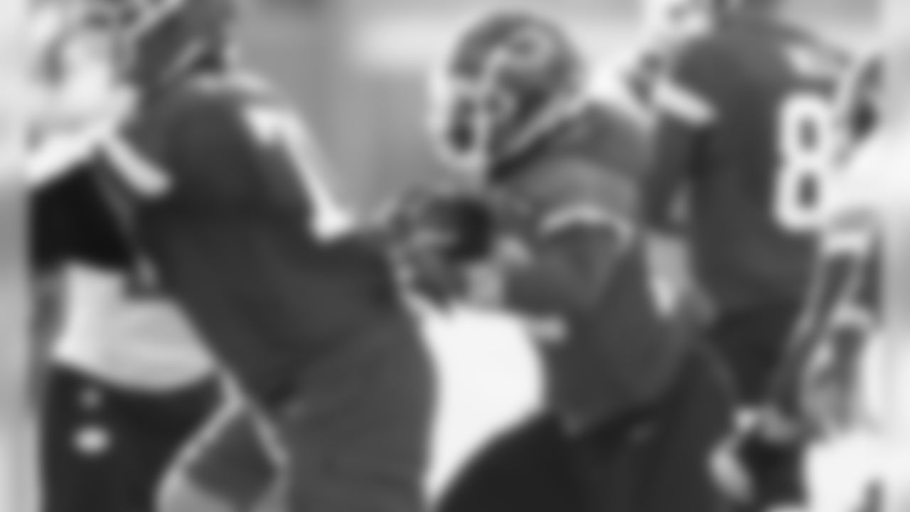 The Kansas City Chiefs practice to take on the Houston Texans.